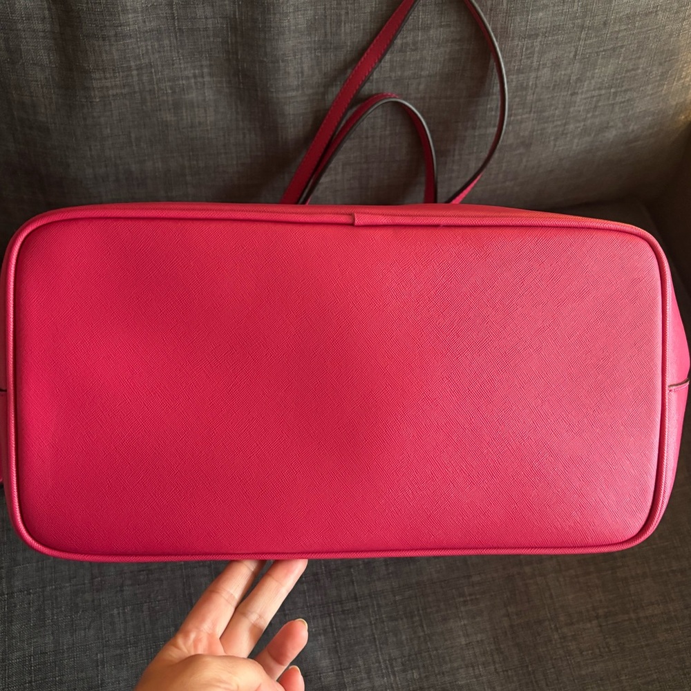 Auth NWOT Marc Jacobs Rare HOT PINK magenta  Sidekick Tote - Picture 14 of 14